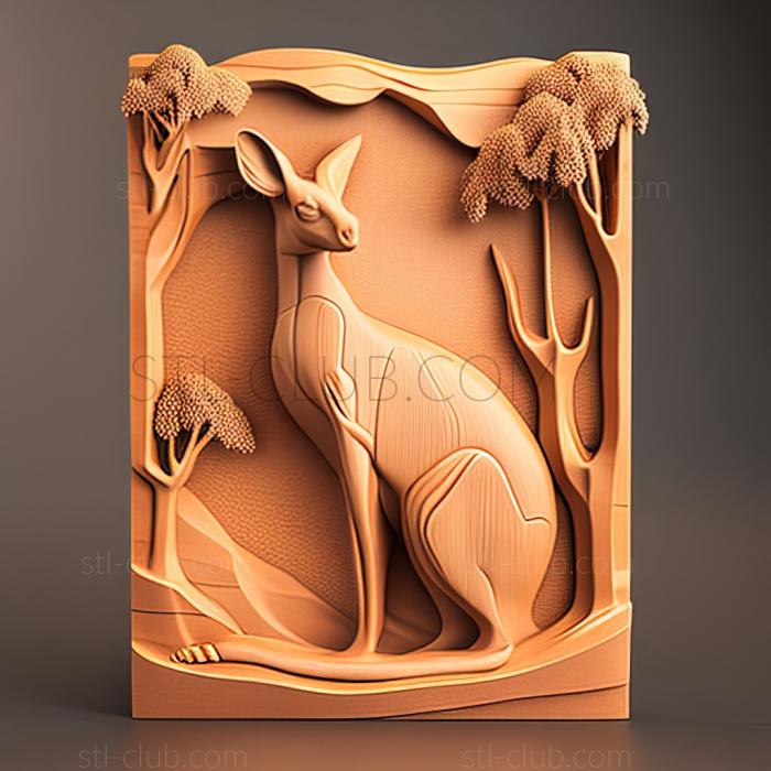 3D model st kangaroo (STL)